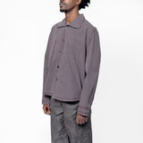 Funnel Shirt Charcoal Bordeaux Dense Poplin M2252FC