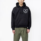 Hooded Rotation Sweat Black/White I034690