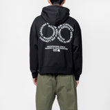 Hooded Rotation Sweat Black/White I034690