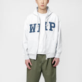Hooded WIP Sweat Jacket Ash Heather Stone Washed I034691