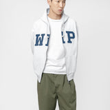 Hooded WIP Sweat Jacket Ash Heather Stone Washed I034691