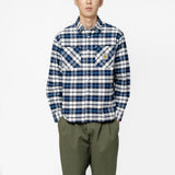 Long Sleeve Tarbell Shirt Tarbell Check Dark Navy/White I034545