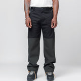 Double Layer Pants Cotton Drill Black AG111051DB