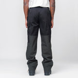 Double Layer Pants Cotton Drill Black AG111051DB