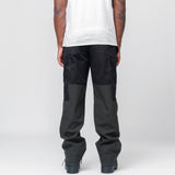 Double Layer Pants Cotton Drill Black AG111051DB