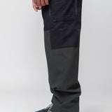 Double Layer Pants Cotton Drill Black AG111051DB