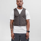 Quilted Liner Vest Oxidized Grey Aero Nylon M2241QOG