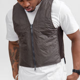 Quilted Liner Vest Oxidized Grey Aero Nylon M2241QOG