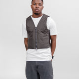 Quilted Liner Vest Oxidized Grey Aero Nylon M2241QOG