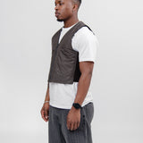 Quilted Liner Vest Oxidized Grey Aero Nylon M2241QOG