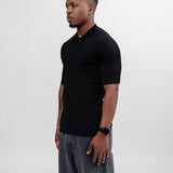 T-Shirt Superfine Viscose Rib Knit Black J21GC0144-J18313001
