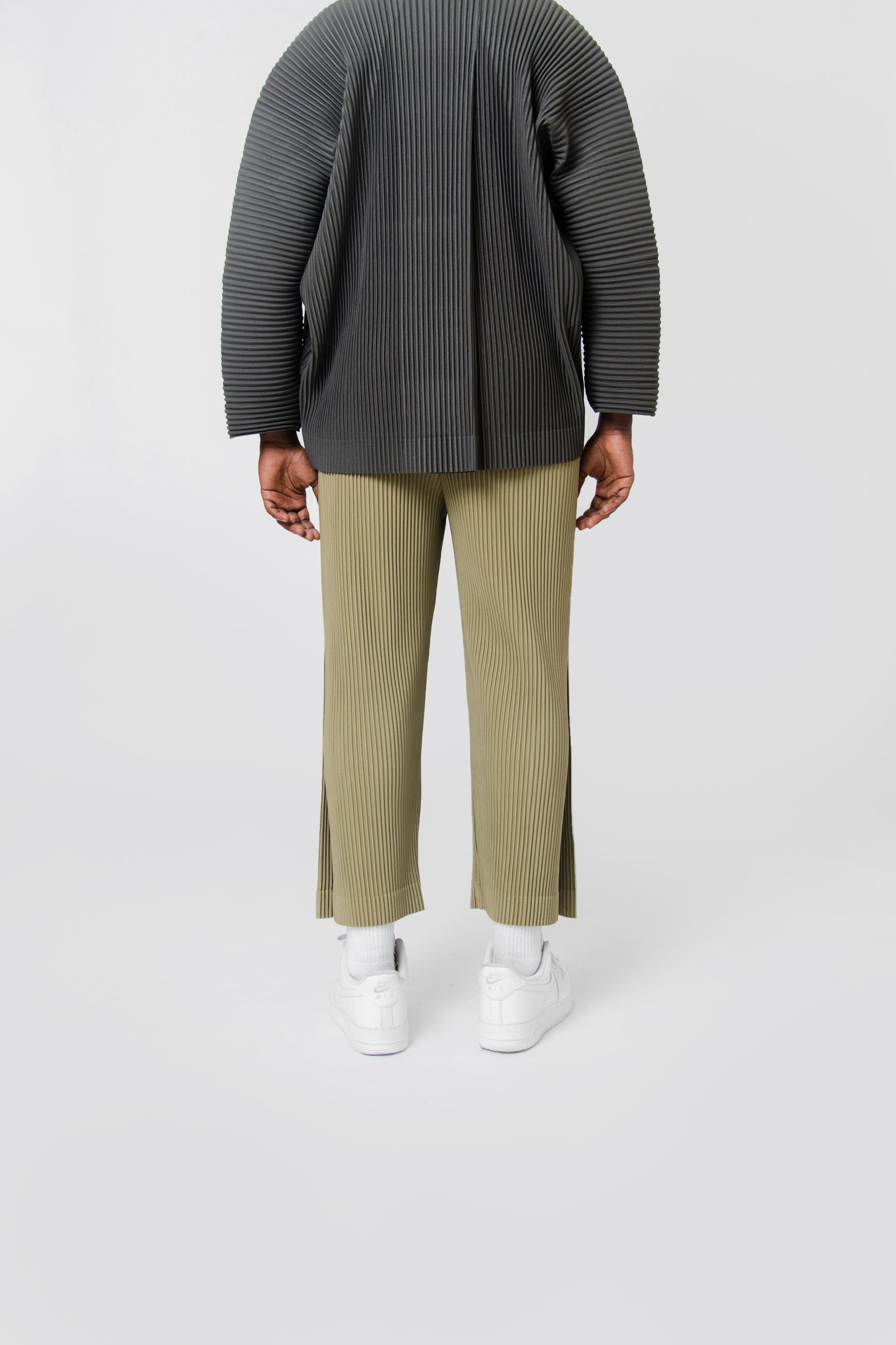 Tailored Pleats1 Trouser Khaki JF153-65