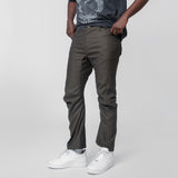 Wool Stripe Suit Pant Olive WL-P018
