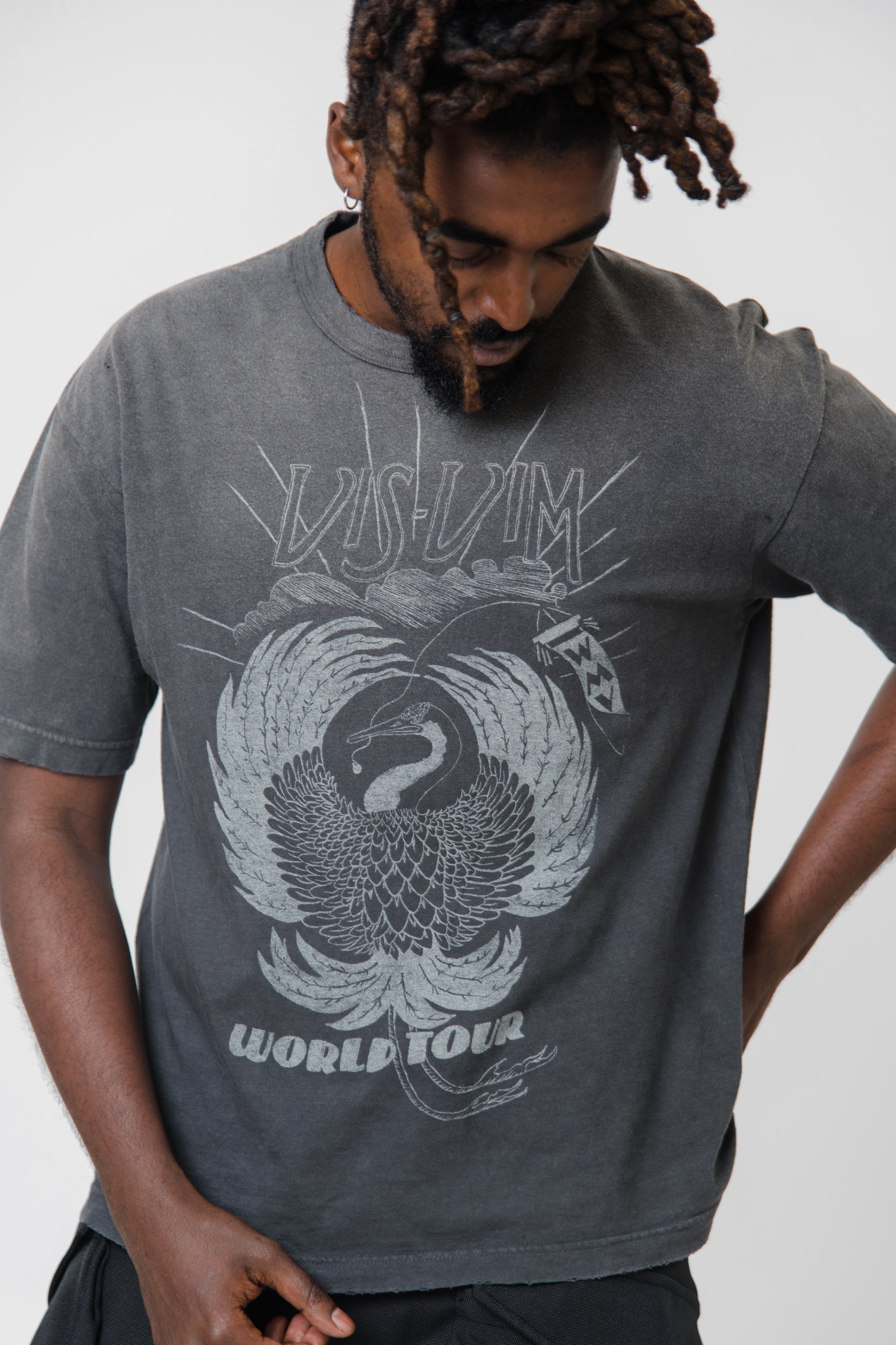 World Tour Jumbo Crash Tee Black