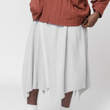 Three By Six Pleated Skirt Light Grey JF382-11