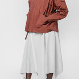 Three By Six Pleated Skirt Light Grey JF382-11