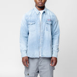 Social Sculpture Shirt Crash Denim 0124205007002