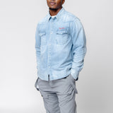 Social Sculpture Shirt Crash Denim 0124205007002