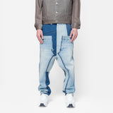 Patchwork Paneled Jeans Multi WO-P016-051