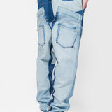 Patchwork Paneled Jeans Multi WO-P016-051