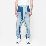 Patchwork Paneled Jeans Multi WO-P016-051