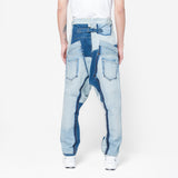 Patchwork Paneled Jeans Multi WO-P016-051