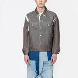 Overprint Trucker Jacket Khaki FO-J503-S25-2