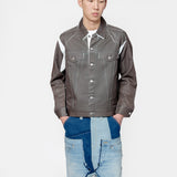 Overprint Trucker Jacket Khaki FO-J503-S25-2