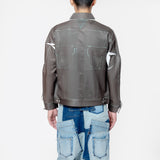 Overprint Trucker Jacket Khaki FO-J503-S25-2