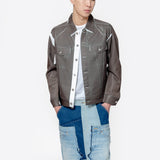 Overprint Trucker Jacket Khaki FO-J503-S25-2