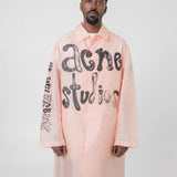 Nylon Logo Coat Peach Pink OUTW000973