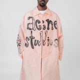 Nylon Logo Coat Peach Pink OUTW000973