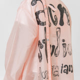 Nylon Logo Coat Peach Pink OUTW000973