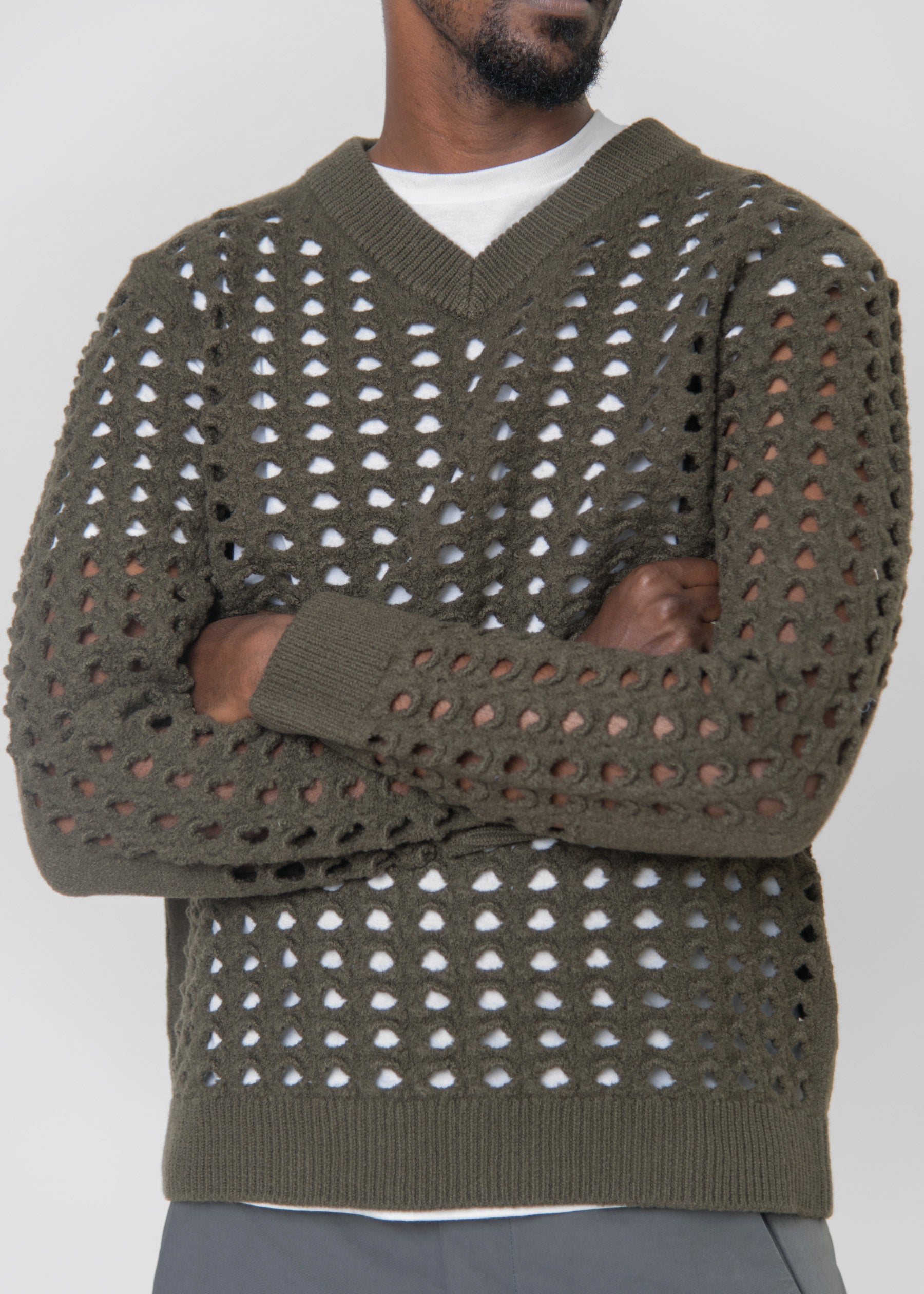 Grate Sweater Light Olive