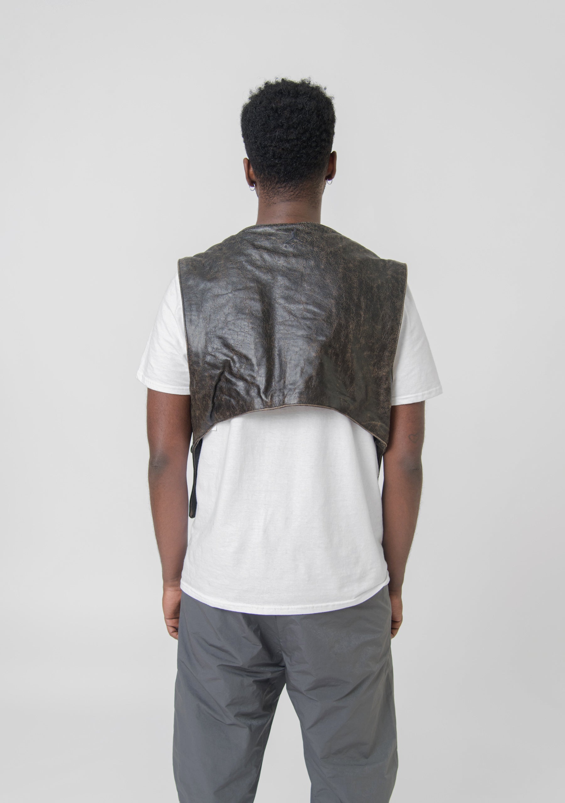 Jordan x J Balvin Leather Vest.