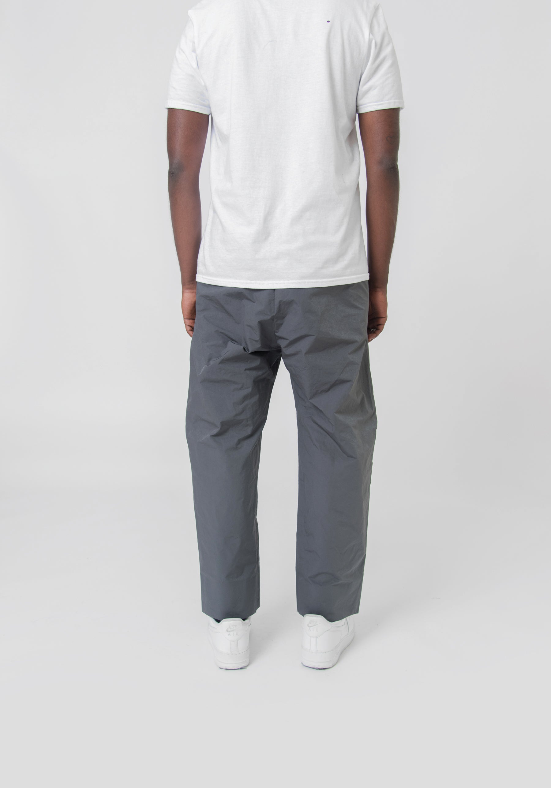 Uniform Wide Leg Trouser Dark Grey