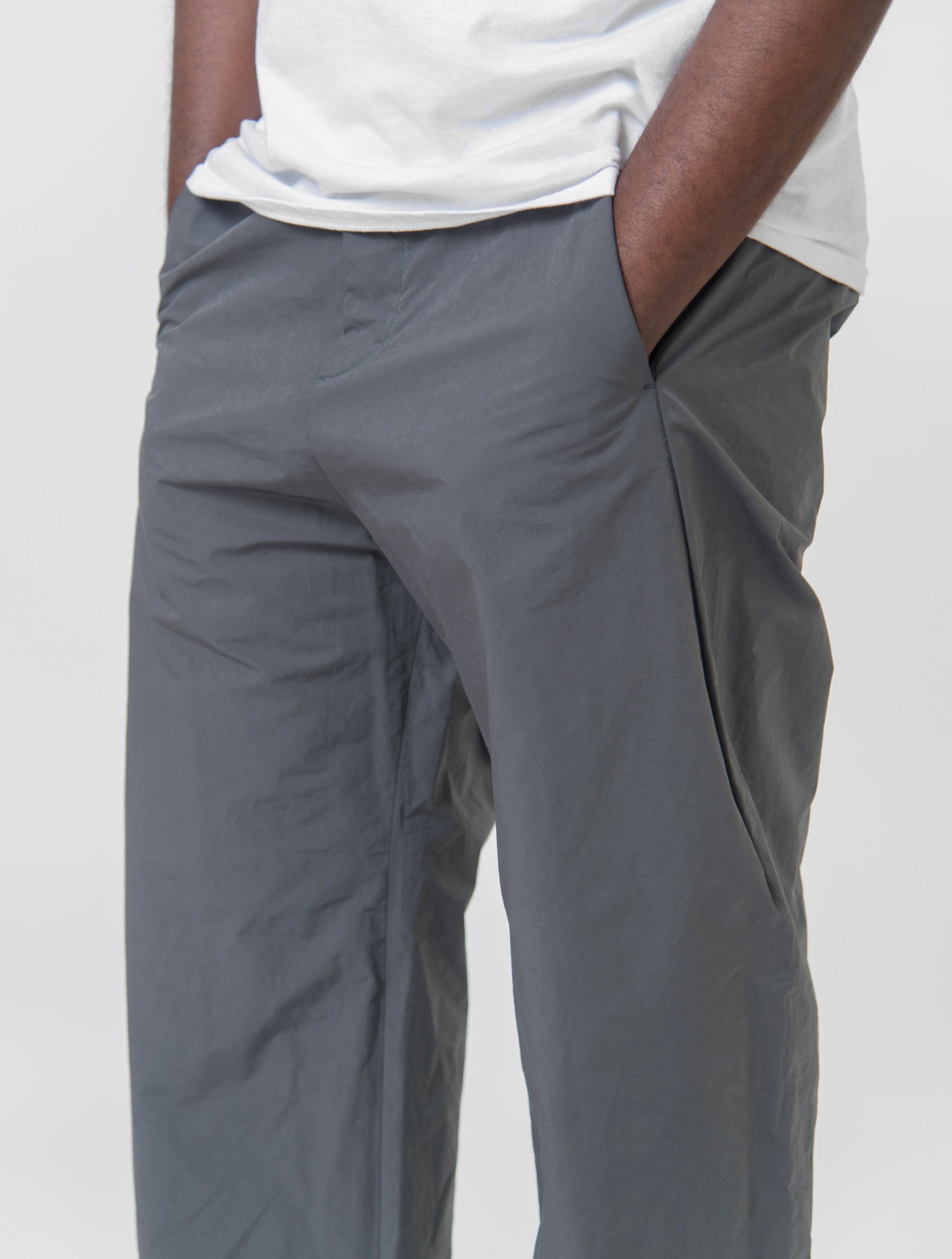 Uniform Wide Leg Trouser Dark Grey
