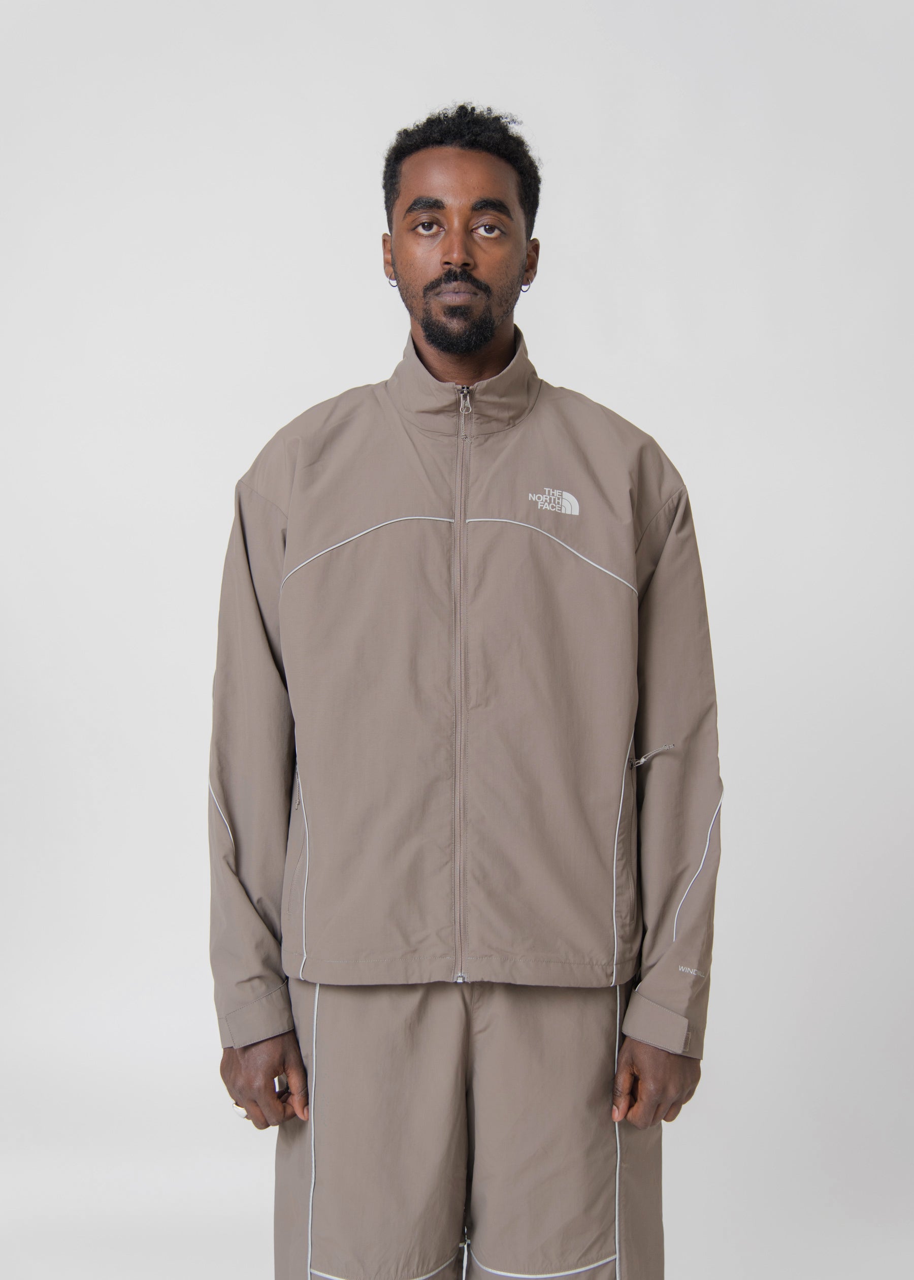Tek Piping Wind Jacket Falcon Brown 832LNXL