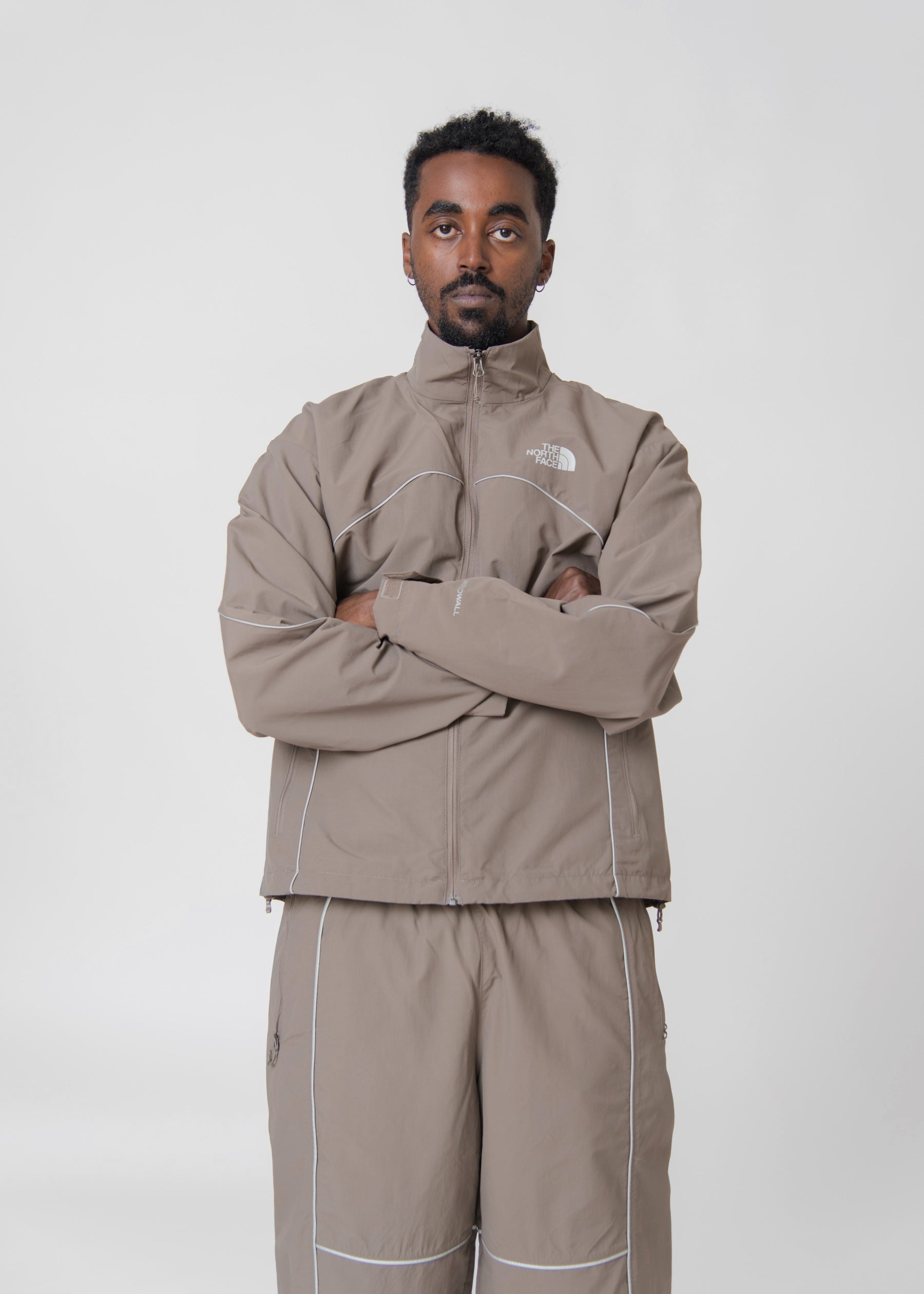 Tek Piping Wind Jacket Falcon Brown 832LNXL
