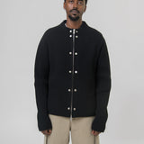 Modular Wool Cardigan Black J22FV0107