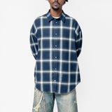 Button-Up Shirt Navy Multi FN-MN-SHIR000868
