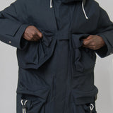 Water Repellent Cotton Parka Midnight J47AA0105