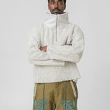 Loopback Pullover Sweater Chalk