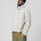Loopback Pullover Sweater Chalk