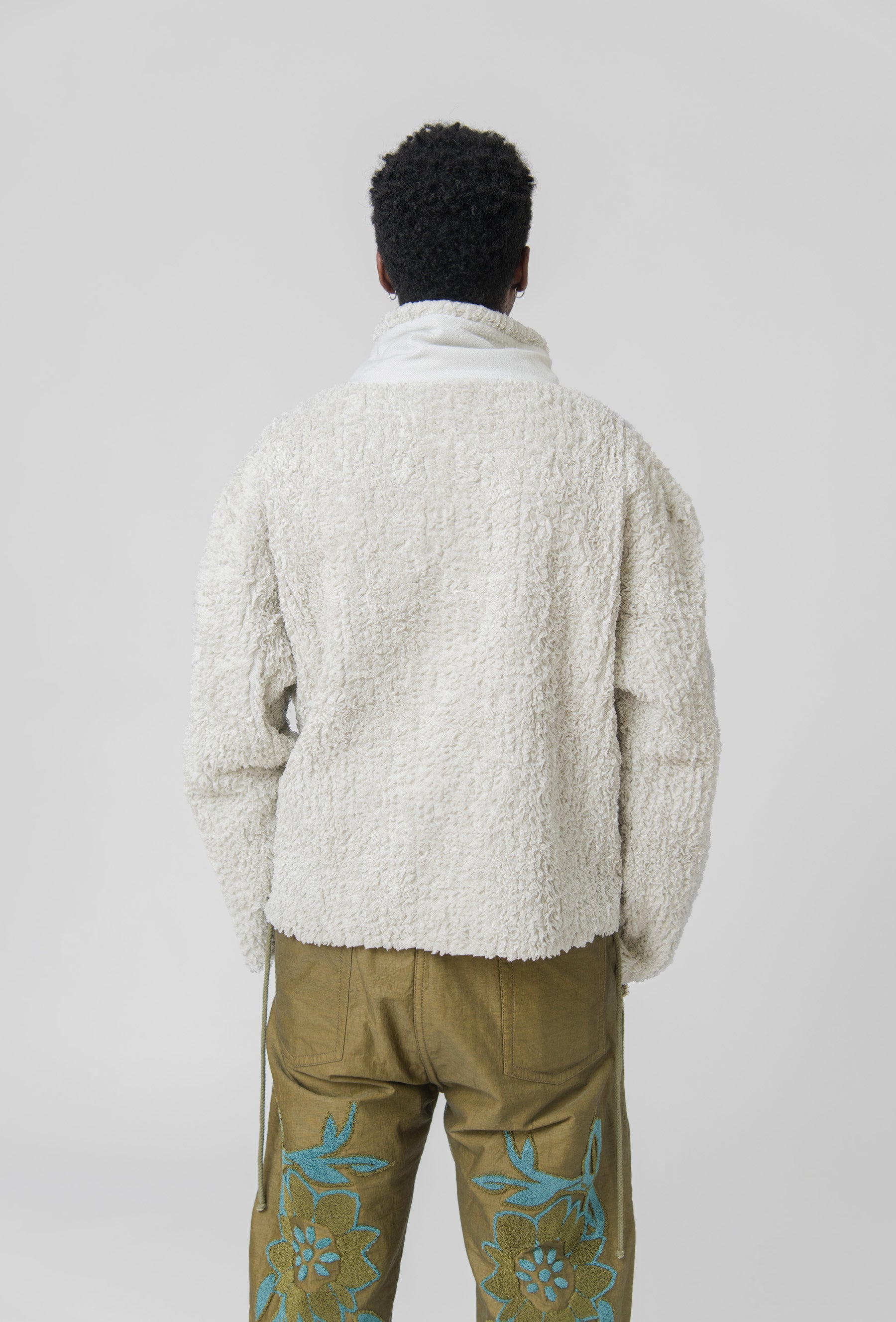 Loopback Pullover Sweater Chalk