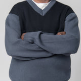 Guardian V-Neck Sweater Coal Grey