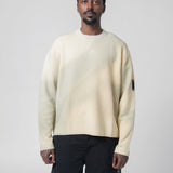 Gradiant Knit Crewneck Sweater Bone ACWMK120