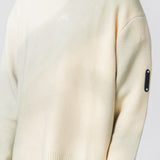 Gradiant Knit Crewneck Sweater Bone ACWMK120