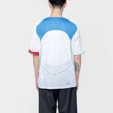 Total 90 Soccer Jersey WHITE/ITALY BLUE/SPORT RED/METALLIC GOLD IB4210-100