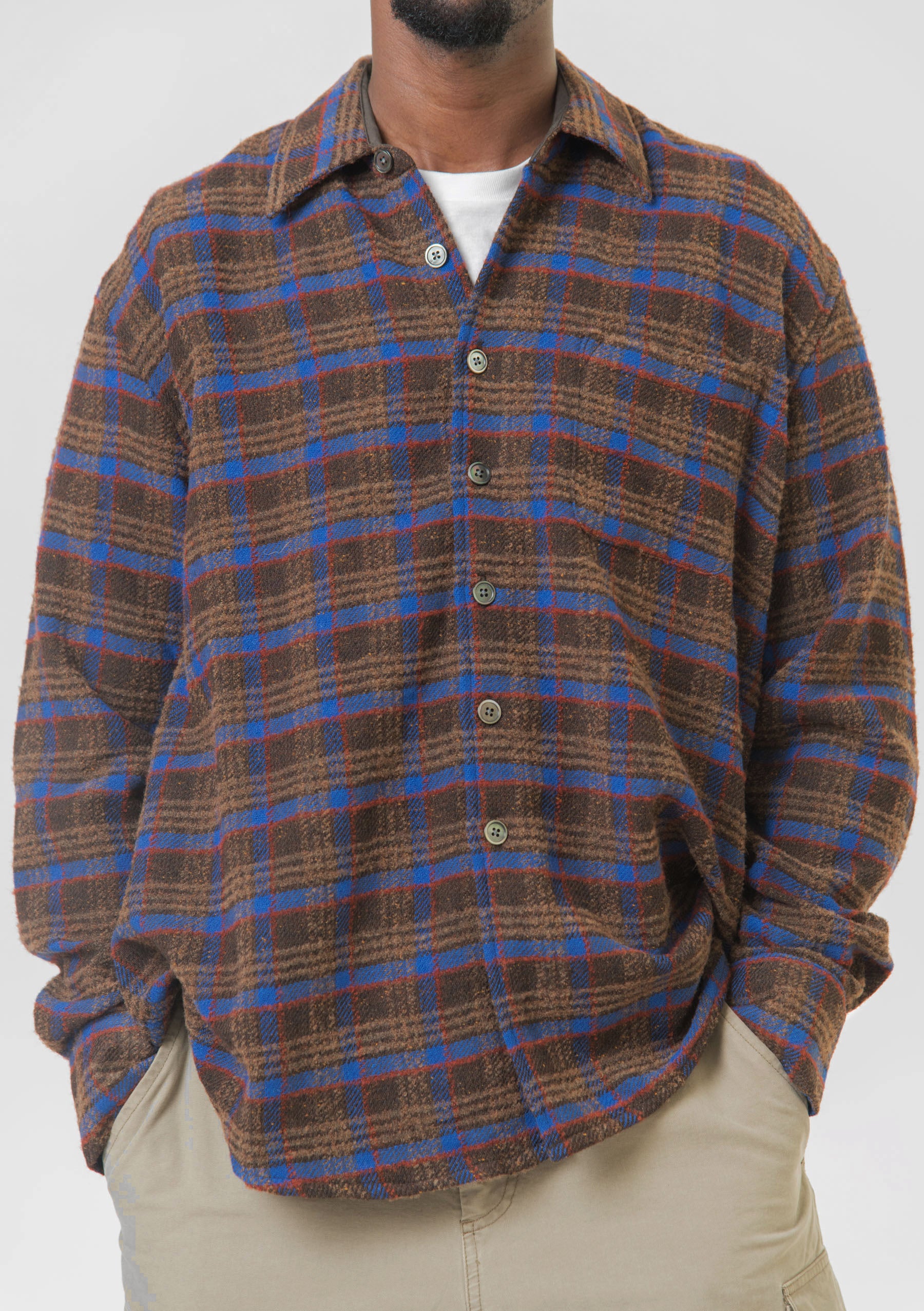 Pankow Check Above Shirt Brown
